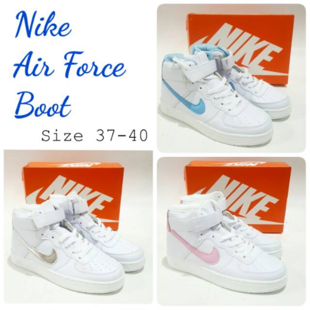 Sepatu Kets Boots Nike Air Force Woman