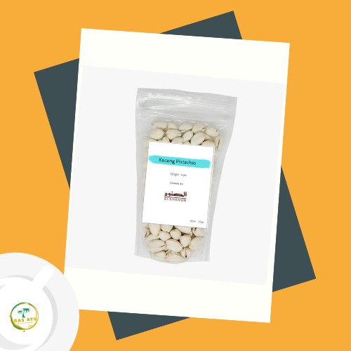 

Pistachios Roasted Elshanum 250gr / Kacang Pistachio Asin / Kacang Fustuk / Kacang Arab