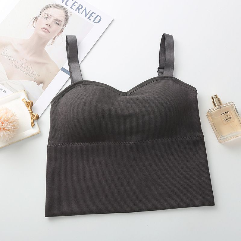 Tank Top Dengan Pads Busa Nyaman  By Voglia-8