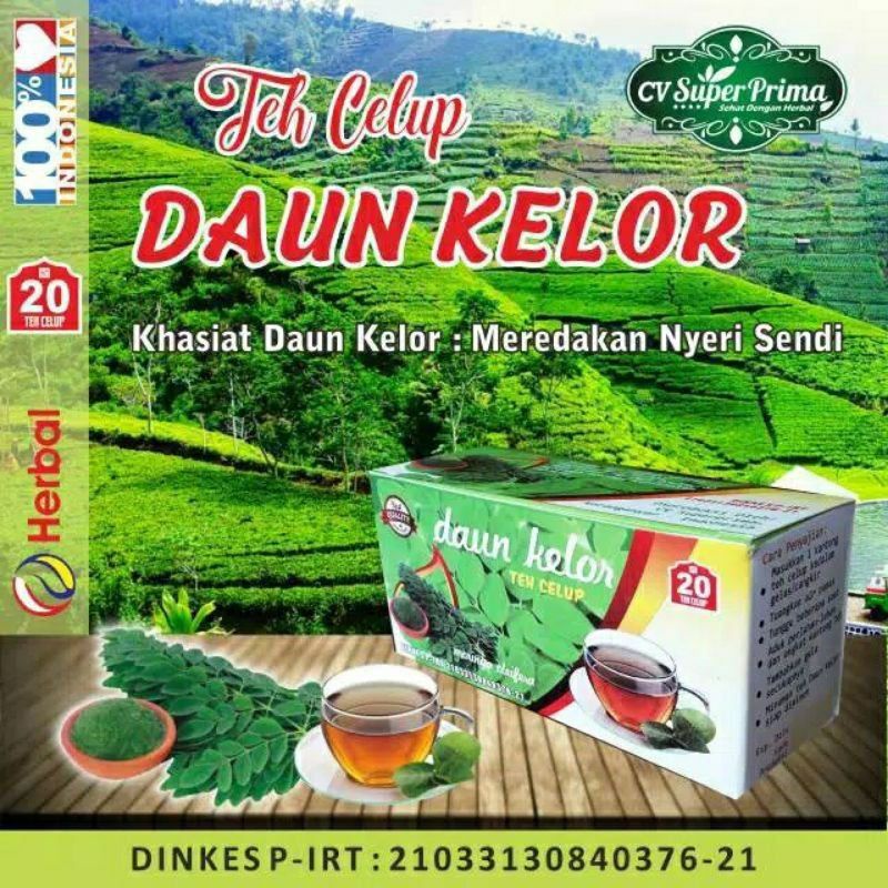 

Teh celup herbal daun kelor meredakan nyeri sendi