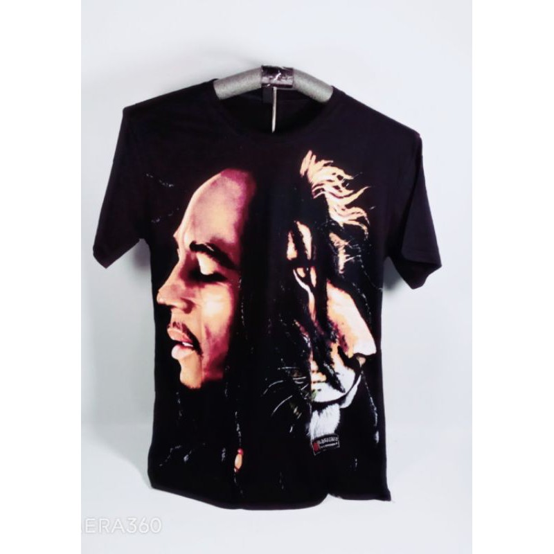 Kaos Bob Marley Singa Baju Bob Marley Singa