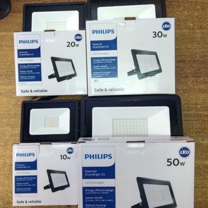 Lampu Sorot led philips 10 watt Led floodlight philips BVP 131 10w