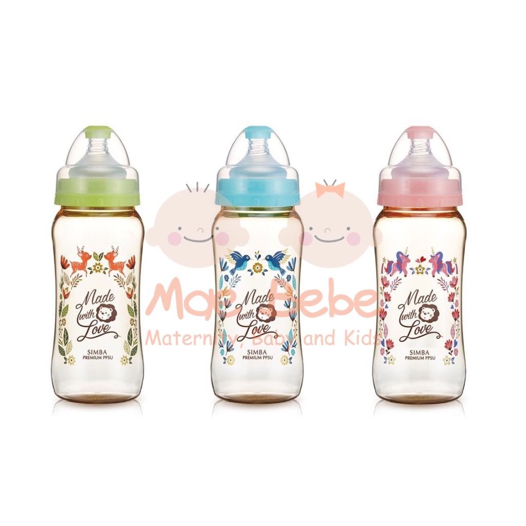 Simba Dorothy Wonderland PPSU Wide Neck Feeding Bottle Botol Susu 360ml