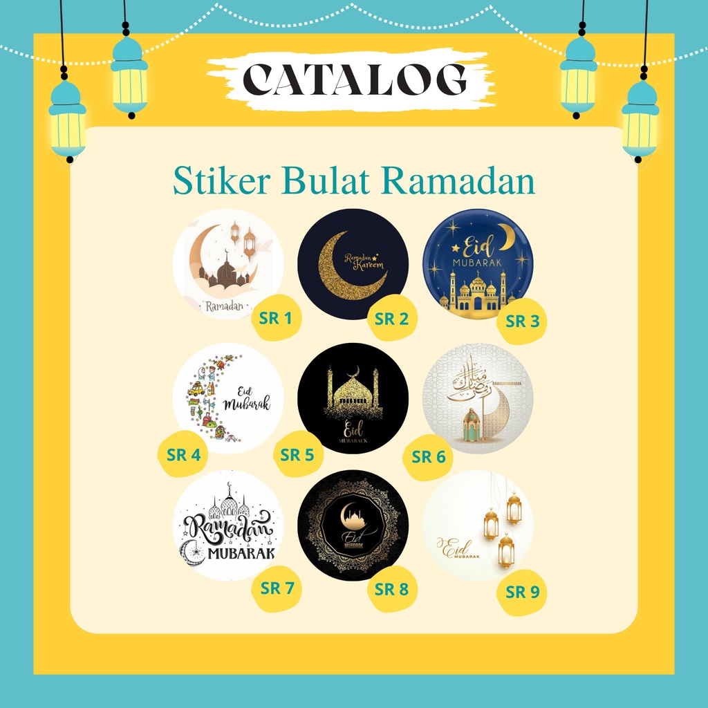 

Stiker Bulat Ramadhan / Idul Fitri / Eid Mubarak isi 20pcs