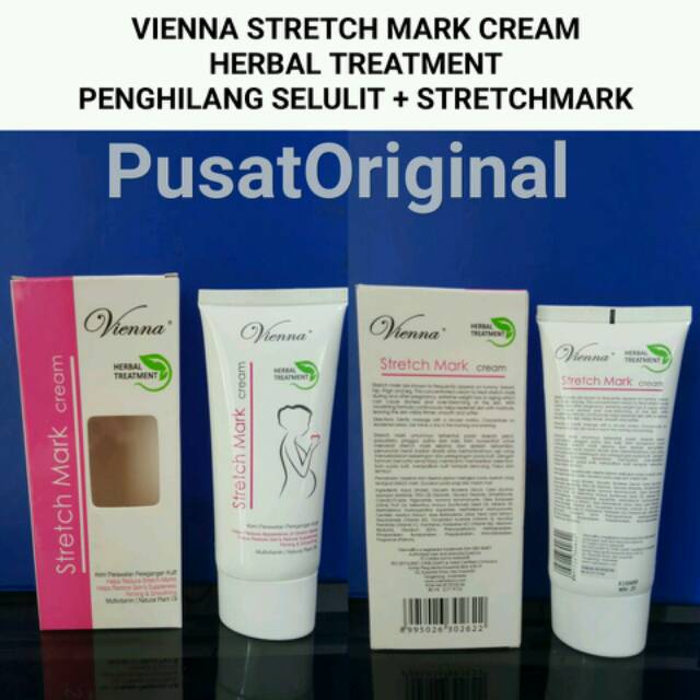 VIENNA STRETCHMARK CREAM 80ML  - PENGHILANG SELULIT &amp; STRECH MARK BPOM