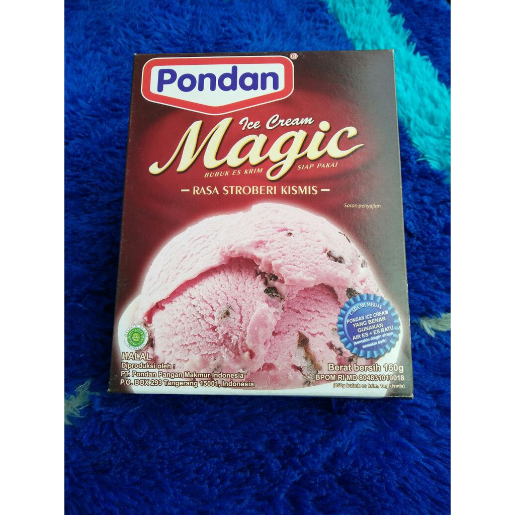 Baham Es Krim Siap Saji Bubuk Es Krim Instan Magic Ice Cream Shopee Indonesia