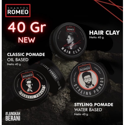 Shantos Romeo Hair Clay 40gr