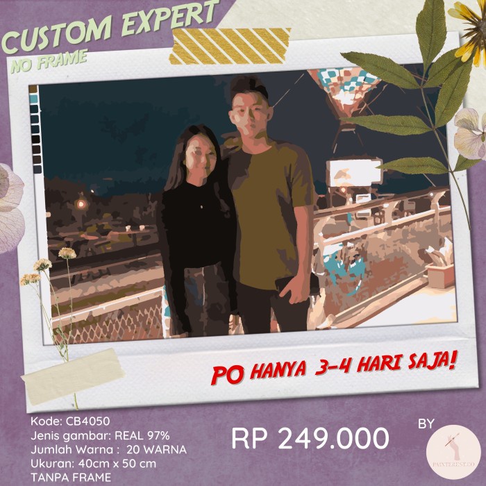 

PAINT BY NUMBER KIT CUSTOM - no frame