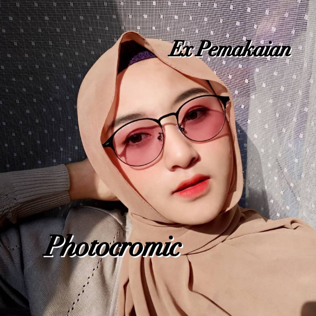 KACAMATA PHOTOCROMIC 1920 RETRO BERUBAH WARNA TERBARU WANITA PRIA FASHION UNISEX VINTAGE FREE BOX DAN LAP-2