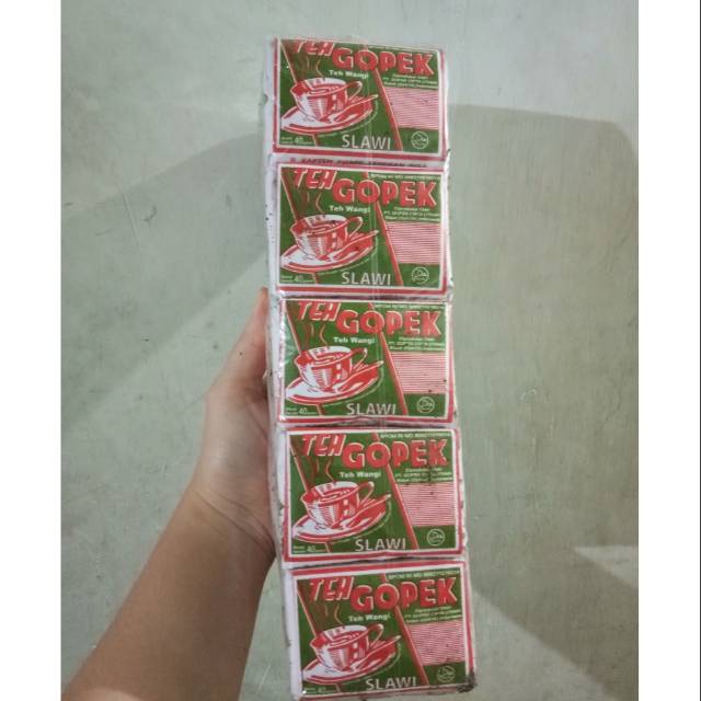 

Teh gopek kepyur 40 gr 1 pak isi 10 pcs