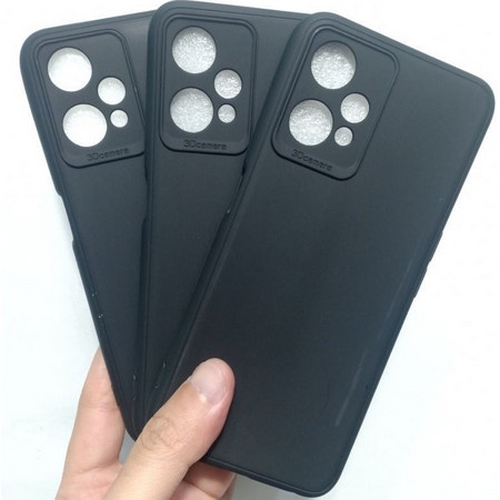 REALME C53 C55 C55 NFC 9 9i 9 PRO 9 PRO+ 6 6 PRO CASE SOFT BLACK PREMIUM SILIKON HITAM FULL SOFTCASE KARET CASING PROTECT KAMERA COVER PELINDUNG CAMERA REALME 9 PRO PLUS REALME 9 PRO +