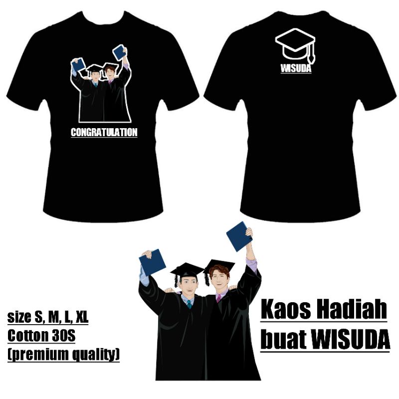 KAOS HADIAH WISUDA