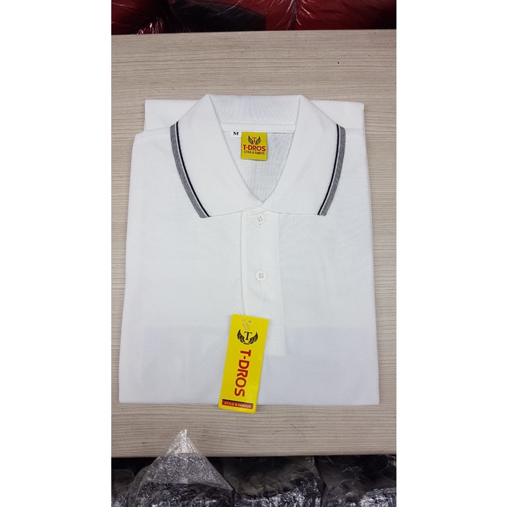 Kaos Kerah Polo Pria Wanita Pendek | Dewasa | Kaos Bordir | Kaos Kerah - Katun PE Berkualitas