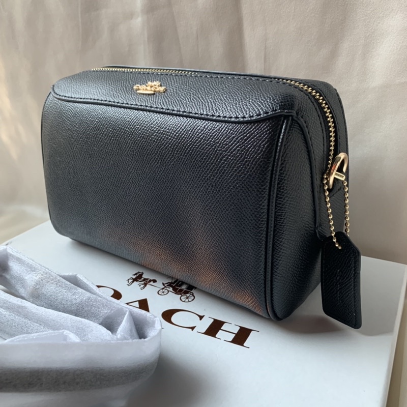 Coach Crossgrain Mini Bennett Crossbody Black(F76629)