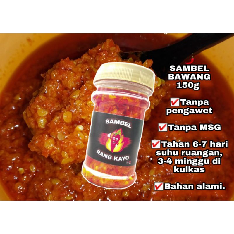 

Sambel Bawang Rang Kayo [150g]