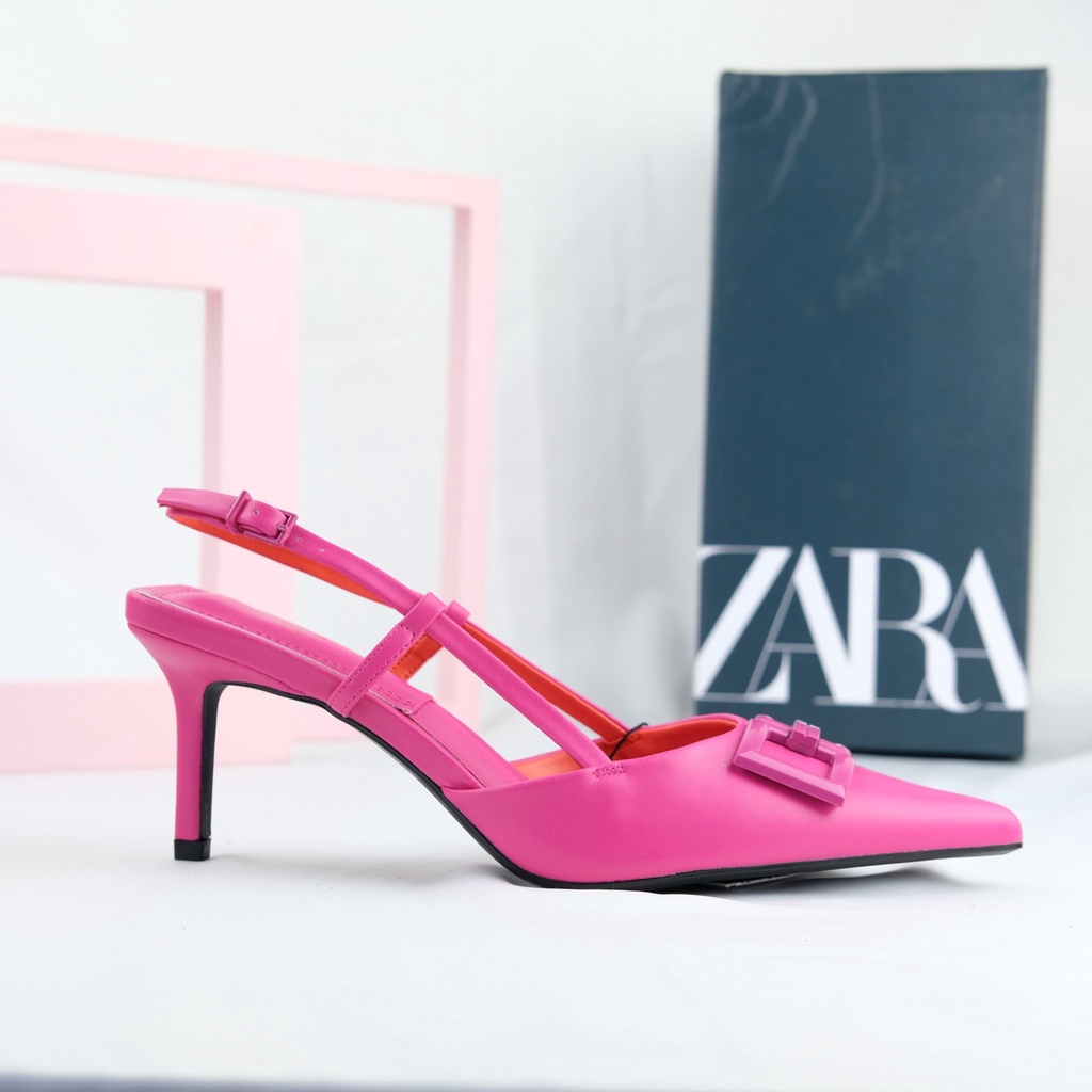 [7.7 Boombastis Sale⚡] - SEPATU WANITA SLINGBACK ZS423 PREMIUM IMPORT