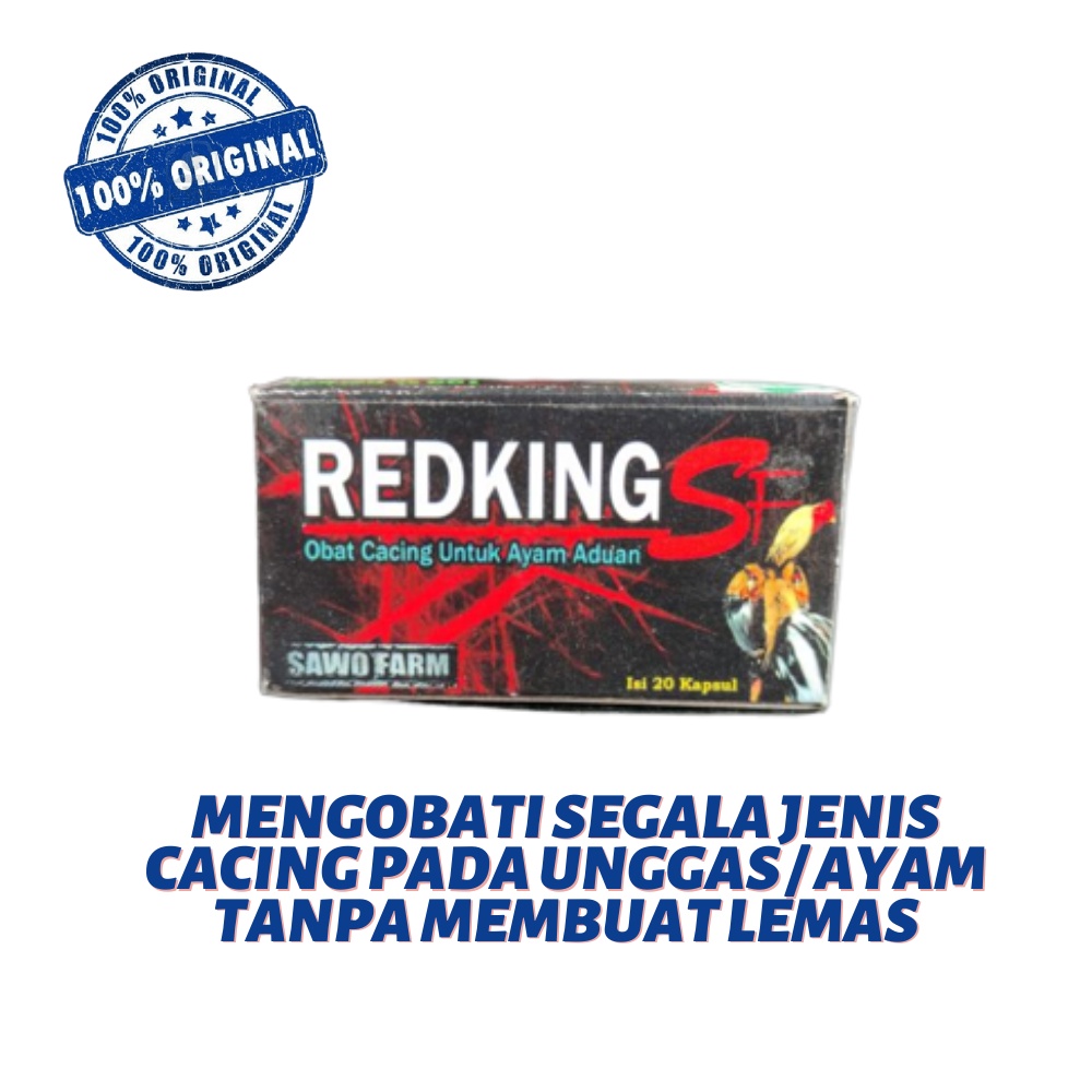 OBAT CACING AYAM REDKING SF