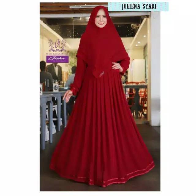 Juliena Syari | baju gamis | gamis syari | baju wanita | pakaian muslim