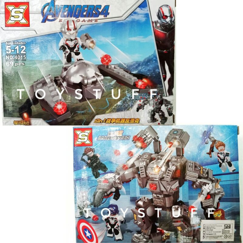 mainan bricks lego balok susun super hero avengers