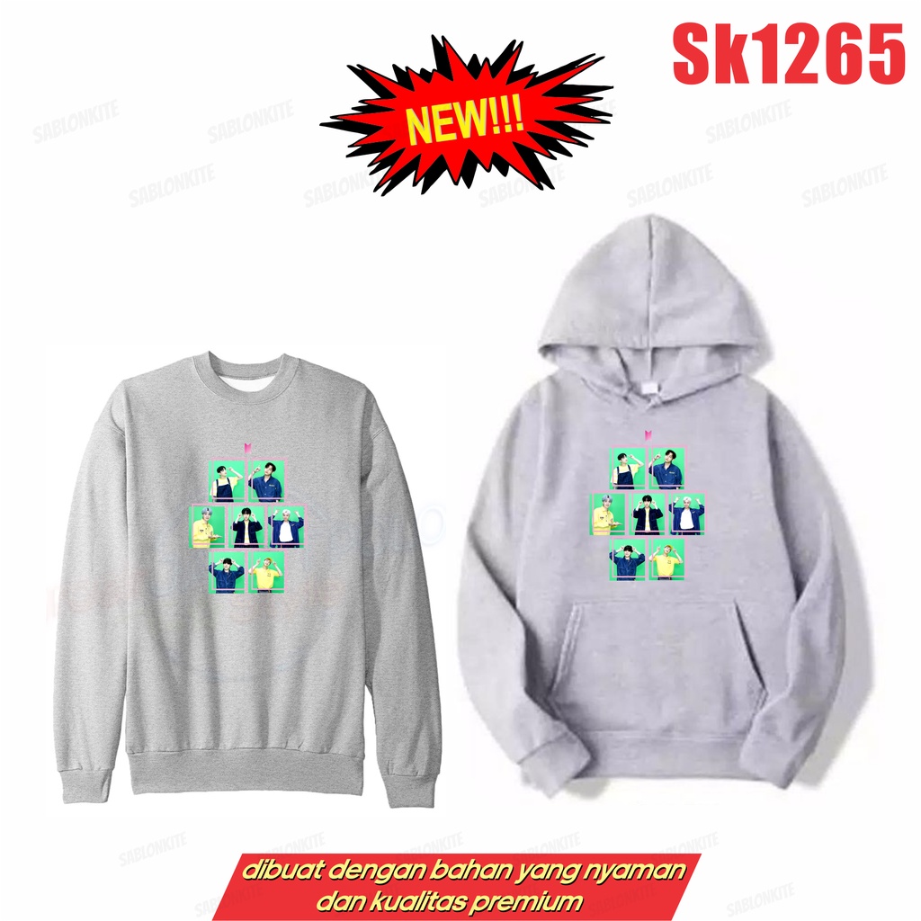 MURAH!!! SWEATER HOODIE KPOP HIJAU SK1265 UNISEX