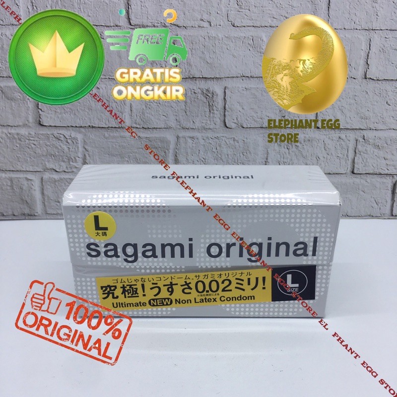 Kondom Sagami 002 Size L Ukuran L Non Latex Isi 12 Pcs