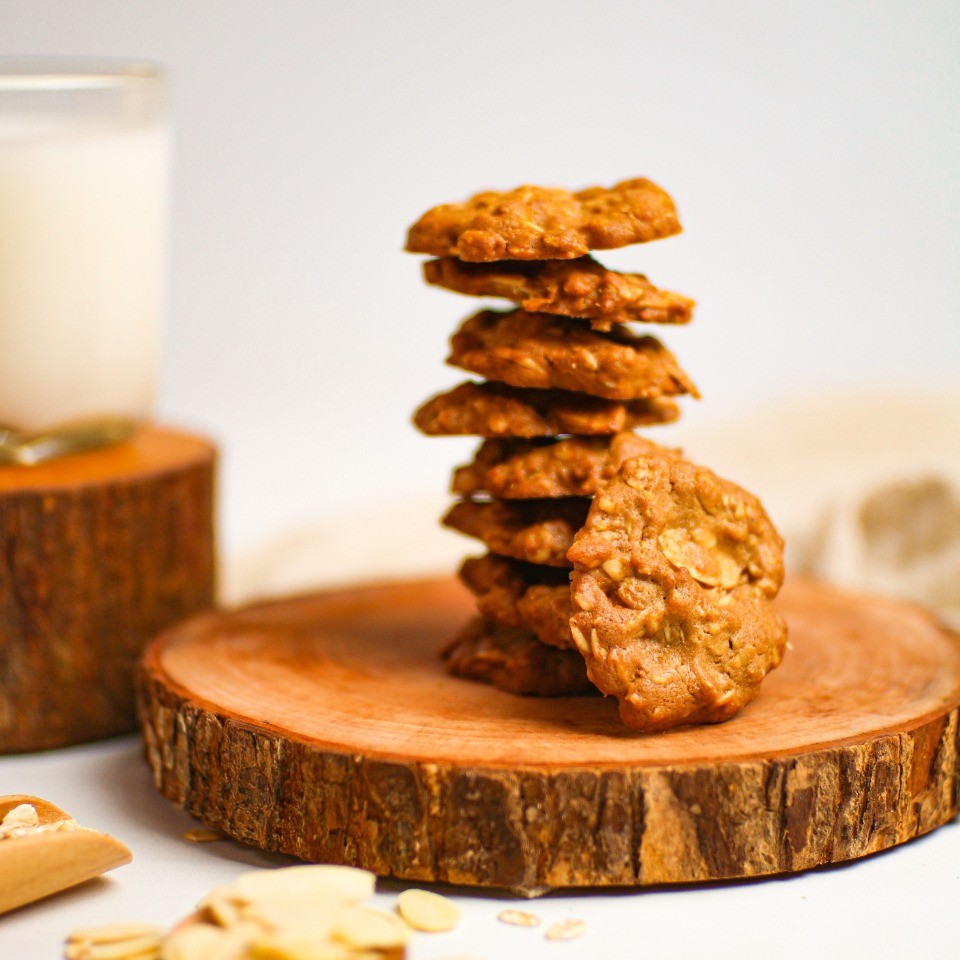 Oatmeal Cookies - Almond (225 gr) - LUCKYBITE