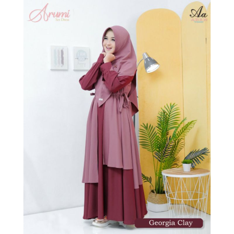 LASSIE ZARA ARUMI DRESS SET BY ADEN HIJAB