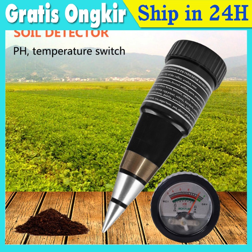 KS-05 2 In I Soil Ph Humudity Moisture Tester Untuk Berkebun Tanaman