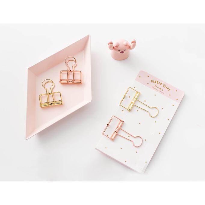 

BEST SELLER Golden Frames Binder Clip Set 4pc / Klip Kertas / Pembatas Kertas TERJAMIN