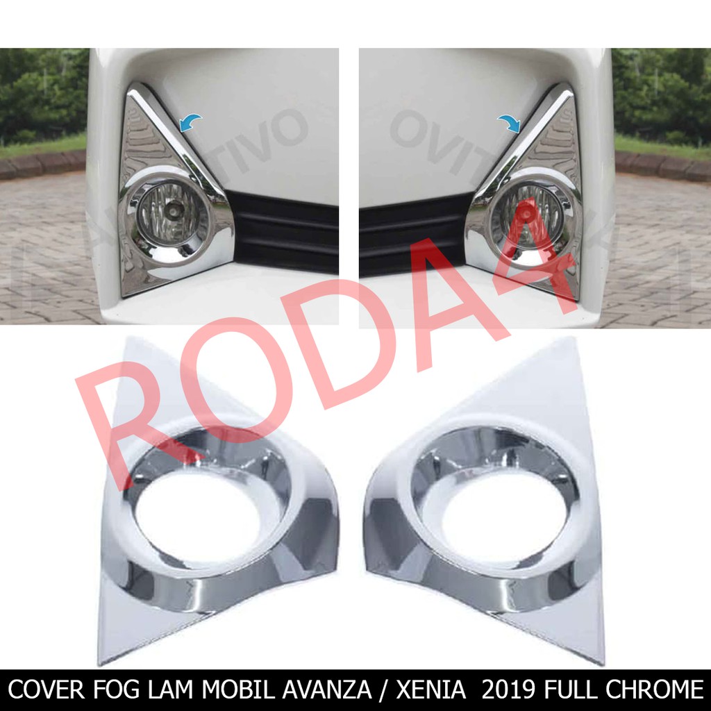 Cover Fog Lamp Grand Avansa - Great Xenia 2019 Full Chrome