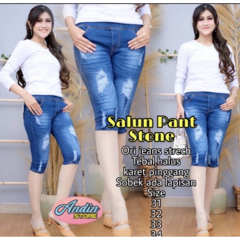 SALUN PANTS CELANA 7/8 TERBARU KEKINIAN