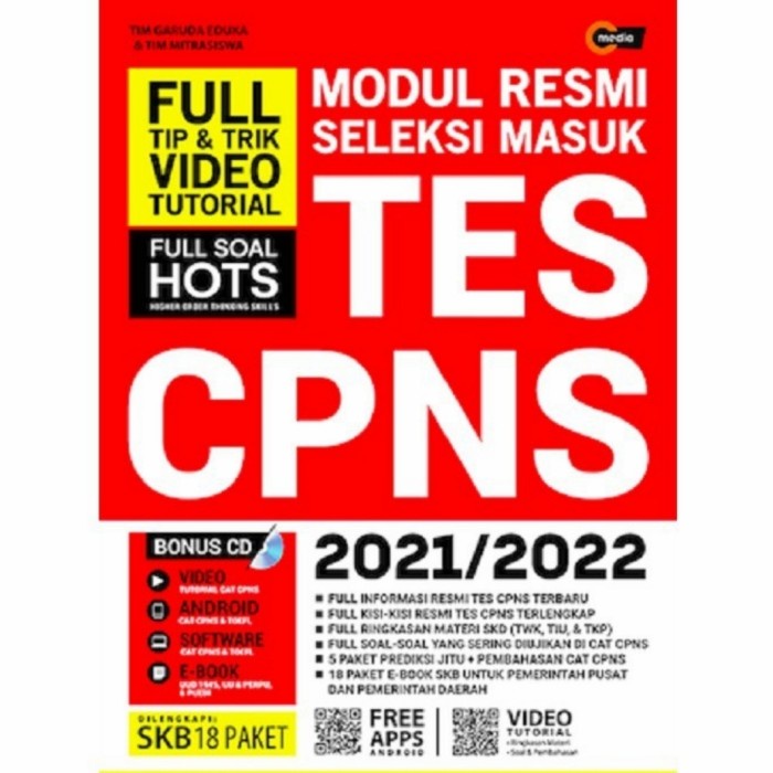 

✨COD✨ Modul Resmi Seleksi Masuk Tes CPNS 2021/2022 - Tim Garuda Eduka