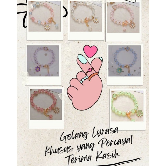 Gelang Aura Booster Kristal Ajaib isi 1Pcs