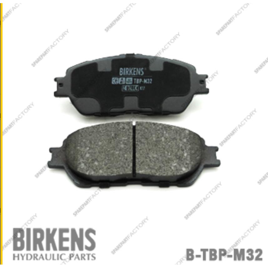 BRAKE PAD / KAMPAS REM DEPAN TOYOTA ALPHARD 2004-2008 BIRKENS METALIC