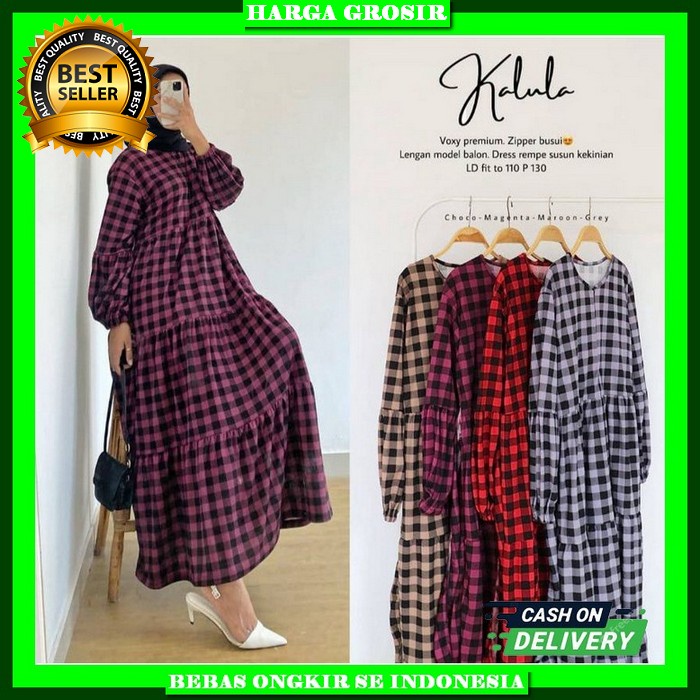 Gamis Casual Bj Remaja Muslim Ghamis Kekinian Games Syar'I Baju Lebaran Wanita Terbaru Ghamis Cewek 