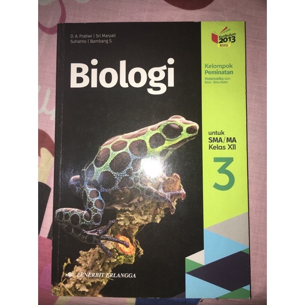 Jual Buku Paket Biologi Kelas Xii Sma Penerbit Erlangga Shopee Indonesia