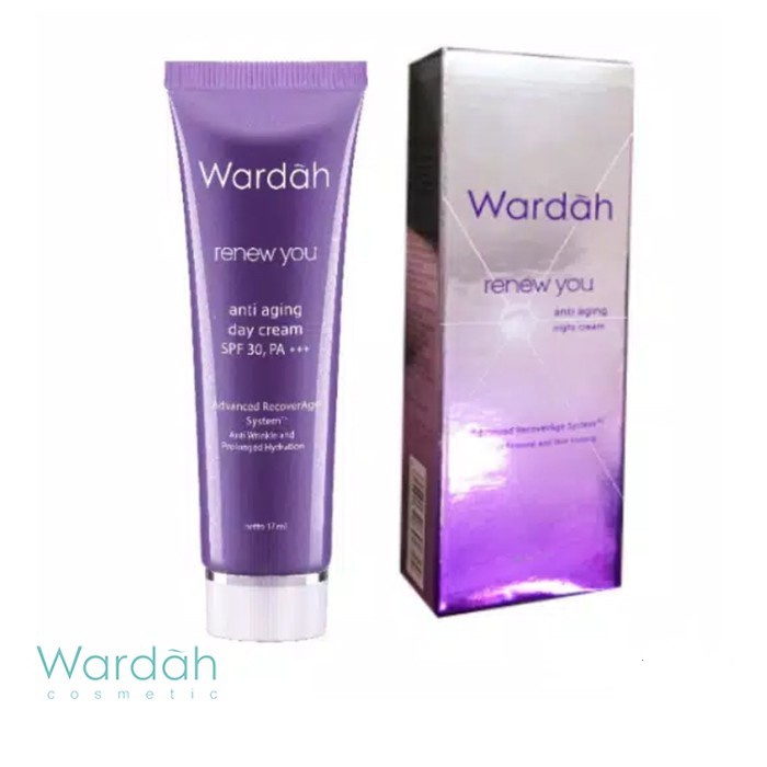 PROMO Wardah Renew You Anti Aging Day Cream spf 30,PA+++ 17 ml/Anti Aging