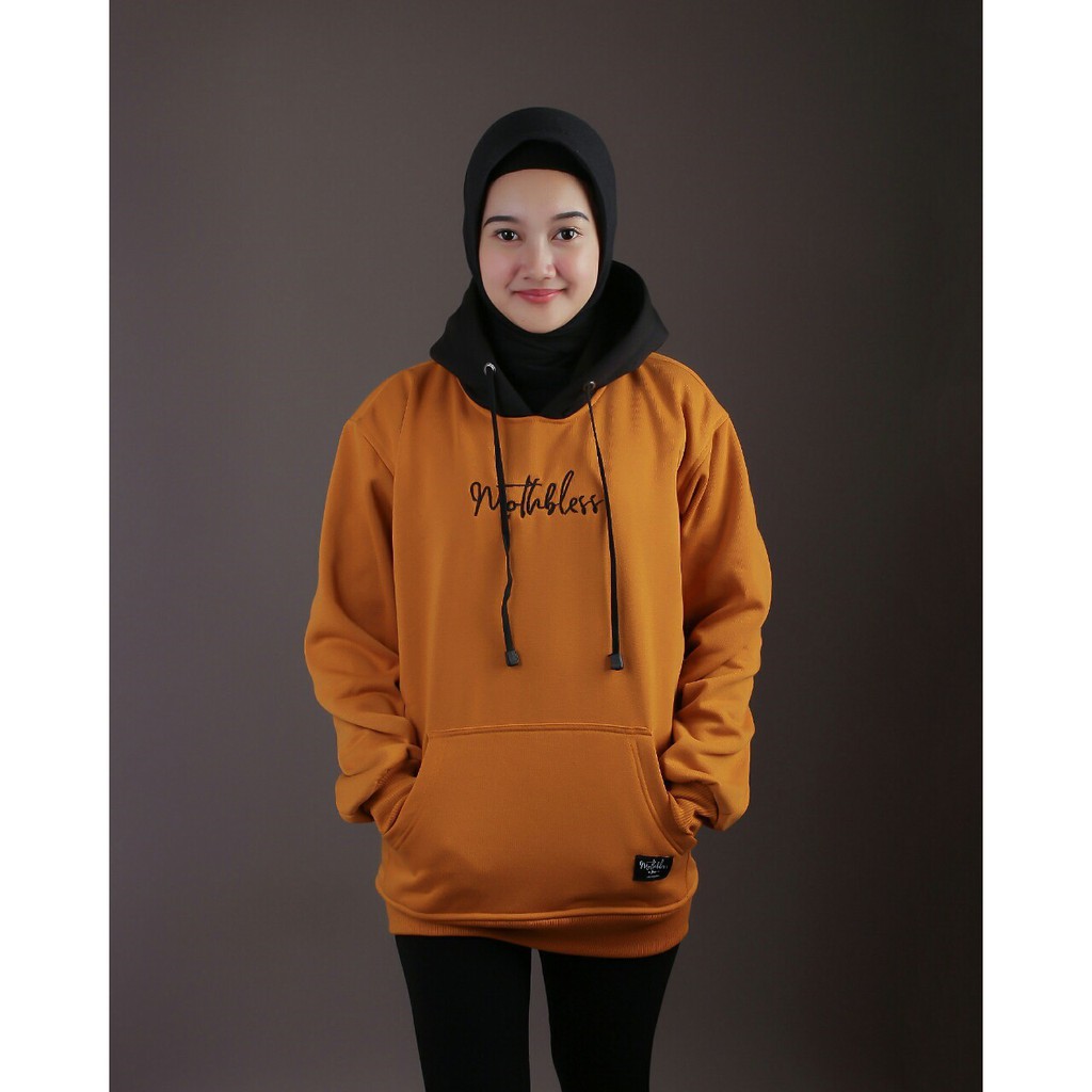 sweater hoodie combinasi premium