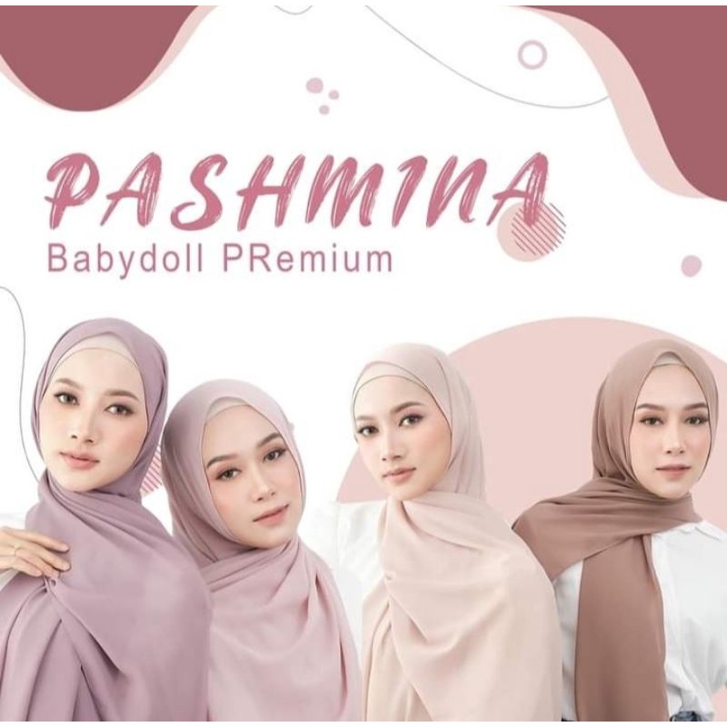PASHMINA + INNER 2IN1 / HIJAB INNER / HIJAB PASHMINA