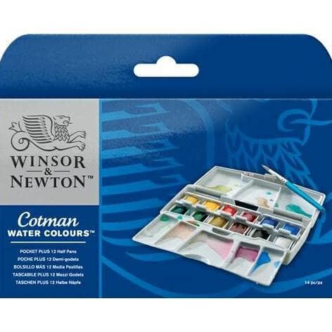 

Cotman Watercolours Pocket Plus 12 Half Pans Winsor & Newton Terbaru
