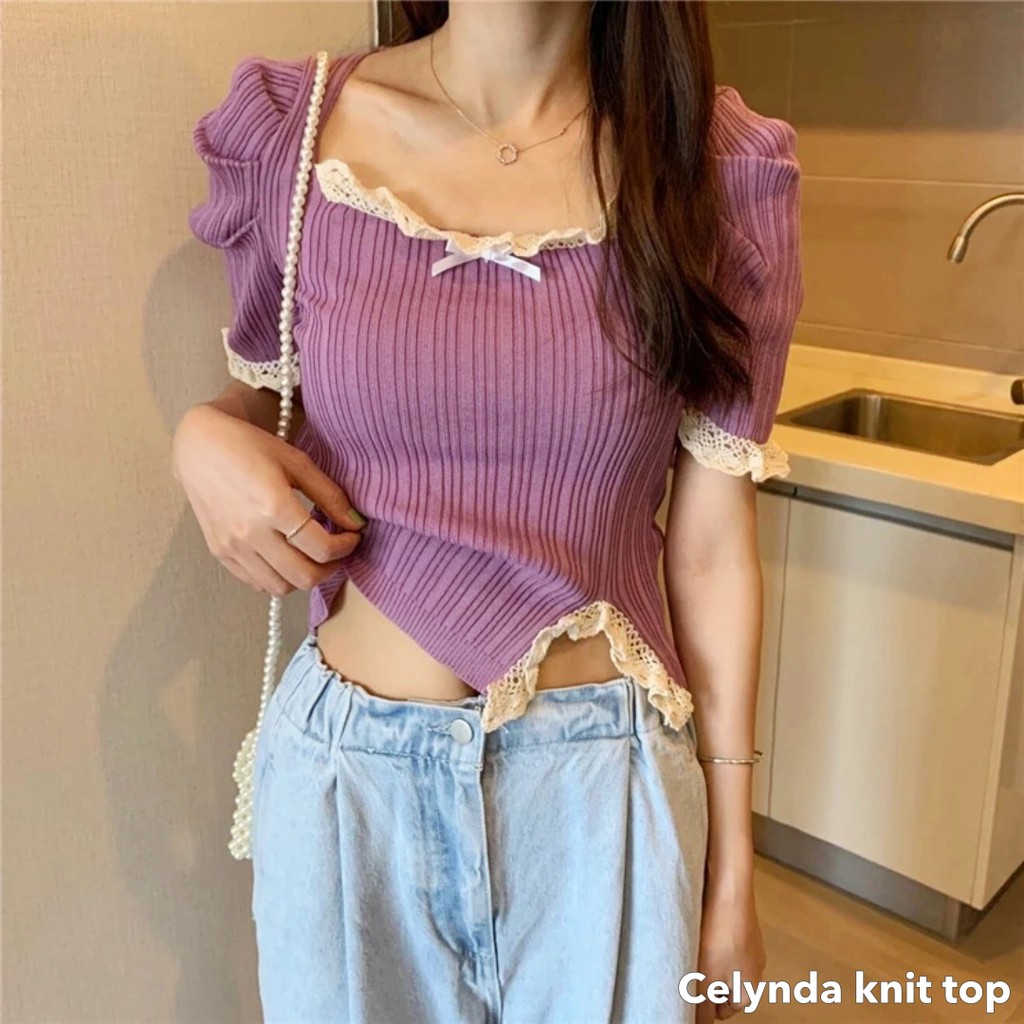 Celynda knit top -Thejanclothes