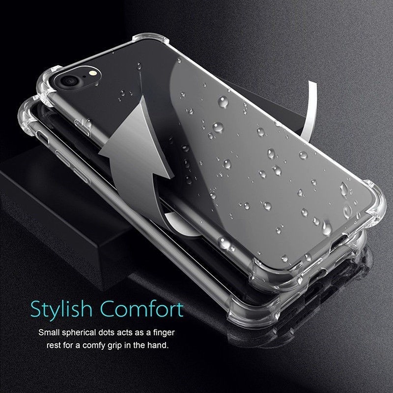 Casing Soft Case TPU Armor Hybrid Slim Anti Shock untuk iPhone x xs / 6s / 7 / 8 Plus XR 11 Pro Max