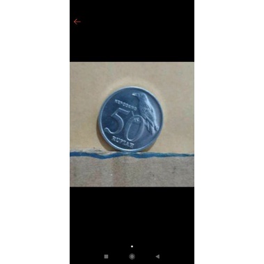 25 keping koin koleksi 50 rupiah burung kepodang 1999
