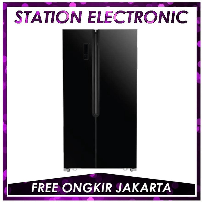 GEA G2D-472R BLACK KULKAS SIDE BY SIDE 472 L G2D-472-R-BLACK