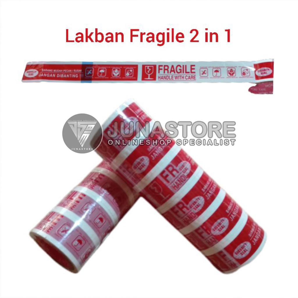 

Lakban Fragile 2 in 1 45mm x 72meter
