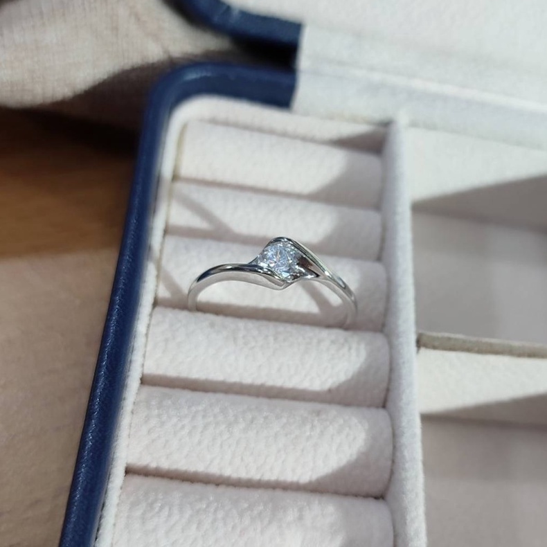 CINCIN SILVER LAPIS EMAS ANTI KARAT ANTI LUNTUR