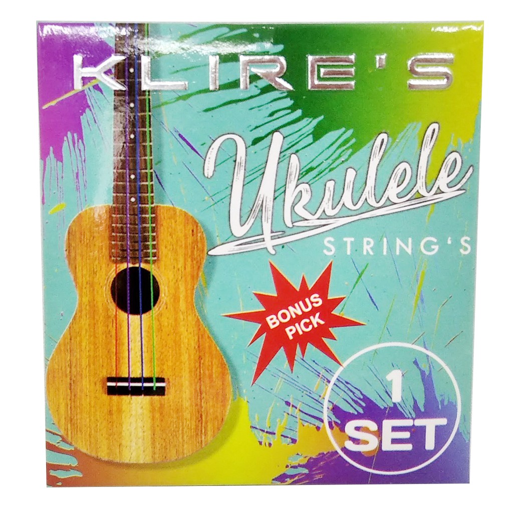 Klire's Ukulele Strings Tuning GCEA Senar Nylon Ukulele