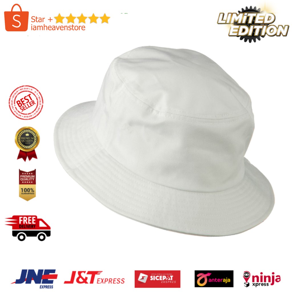 Bucket hat Krip Krip Snack Jadul 90an topi buket hat keren lucu unik terbaru polos putih klasik