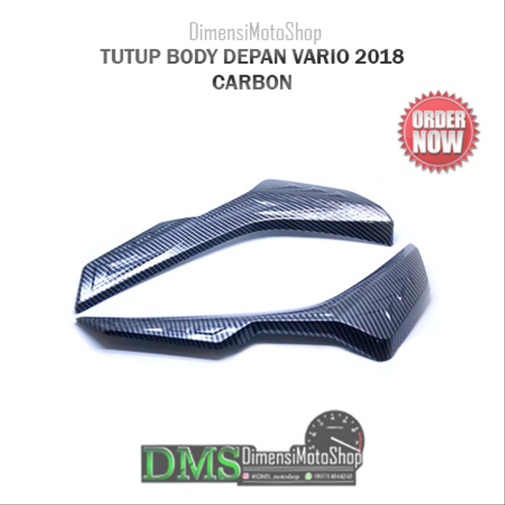 Tutup Body Depan Vario 2018 Carbon Diskon