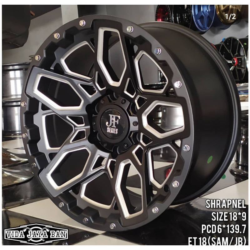 PROMO VELG SHRAPNEL RING 18 PAJERO FORTUNER DLL